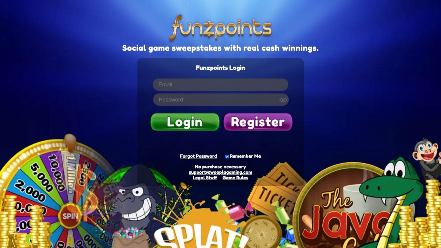 Funzpoints Casino Screenshot